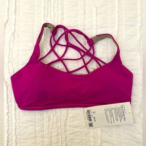 Lululemon Free To Be Wild Bra Size 10 Pink NWT